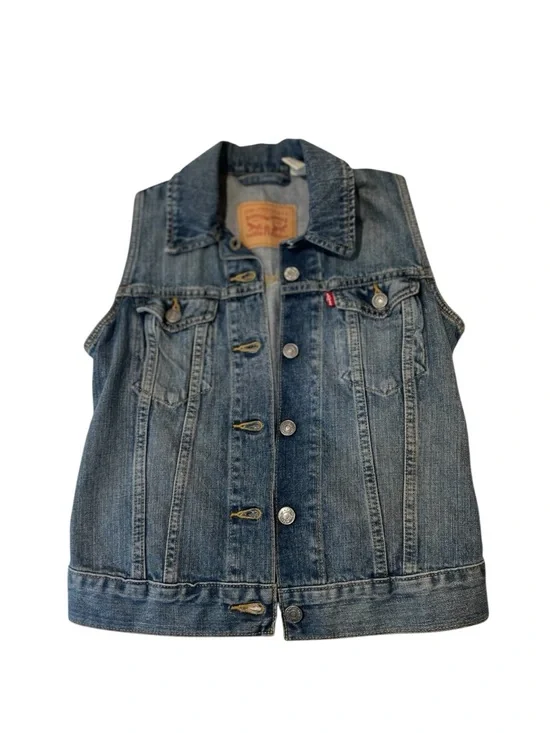 Levi’s Denim Vest, size small, like new condition - Picture 3 of 9